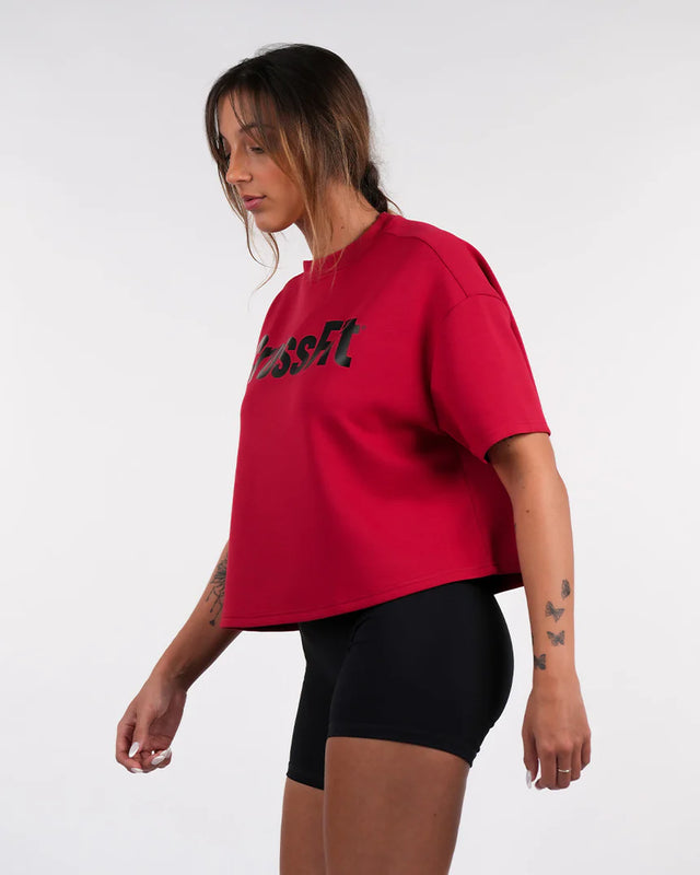 CrossFit® Baggy Top Women Oversized Crop Top - wodstore