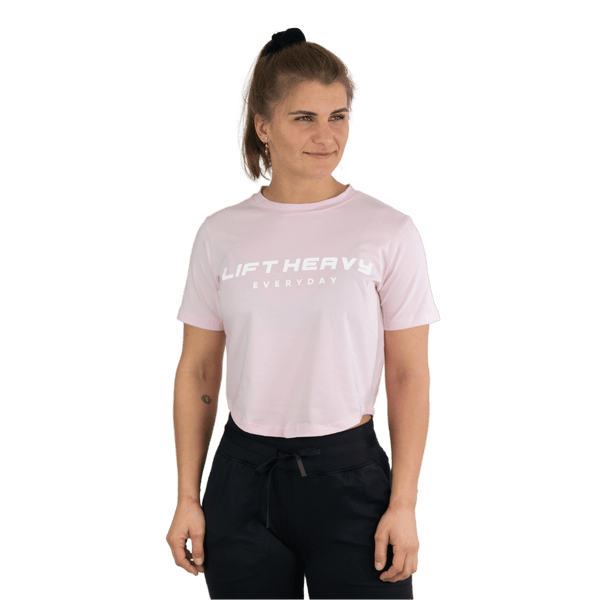 Lift Heavy Rounded Cropped T-Shirt - wodstore