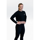 Classic Long Sleeve Crop Top - wodstore