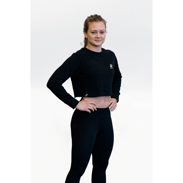 Classic Long Sleeve Crop Top - wodstore