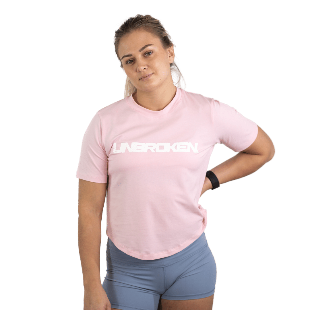 Lift Heavy Unbroken Rounded Cropped T-Shirt - wodstore