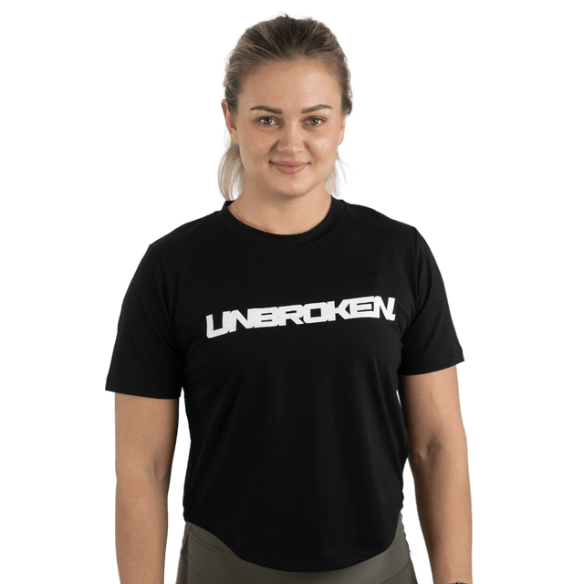 Lift Heavy Unbroken Rounded Cropped T-Shirt - wodstore